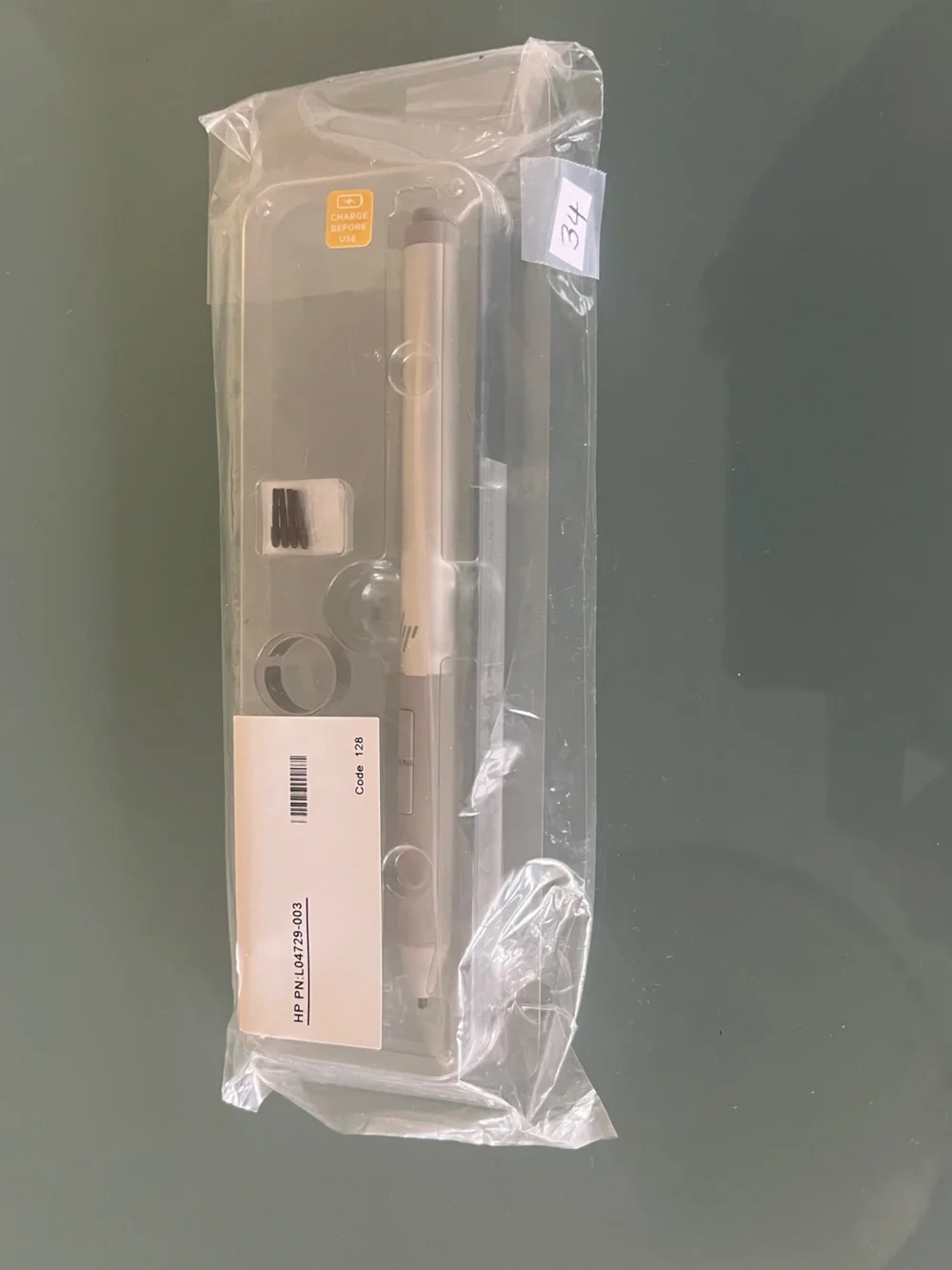 NWT HP Genuine Rechargeable Active Pen G3 (HP PN:L04729-003) NEW sealed